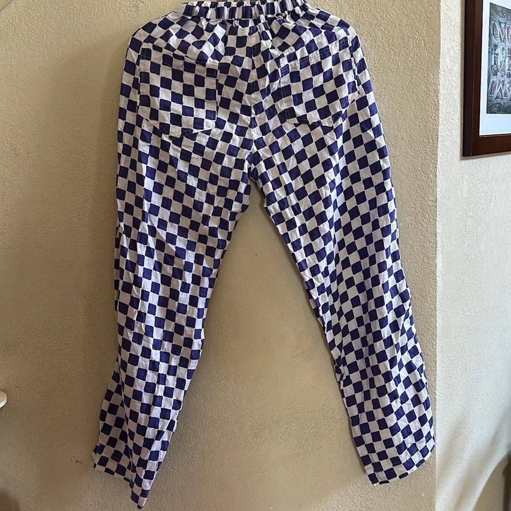 RARE Holiday The Label By Emma Mulholland | Pyjama Check Pant Set | Small